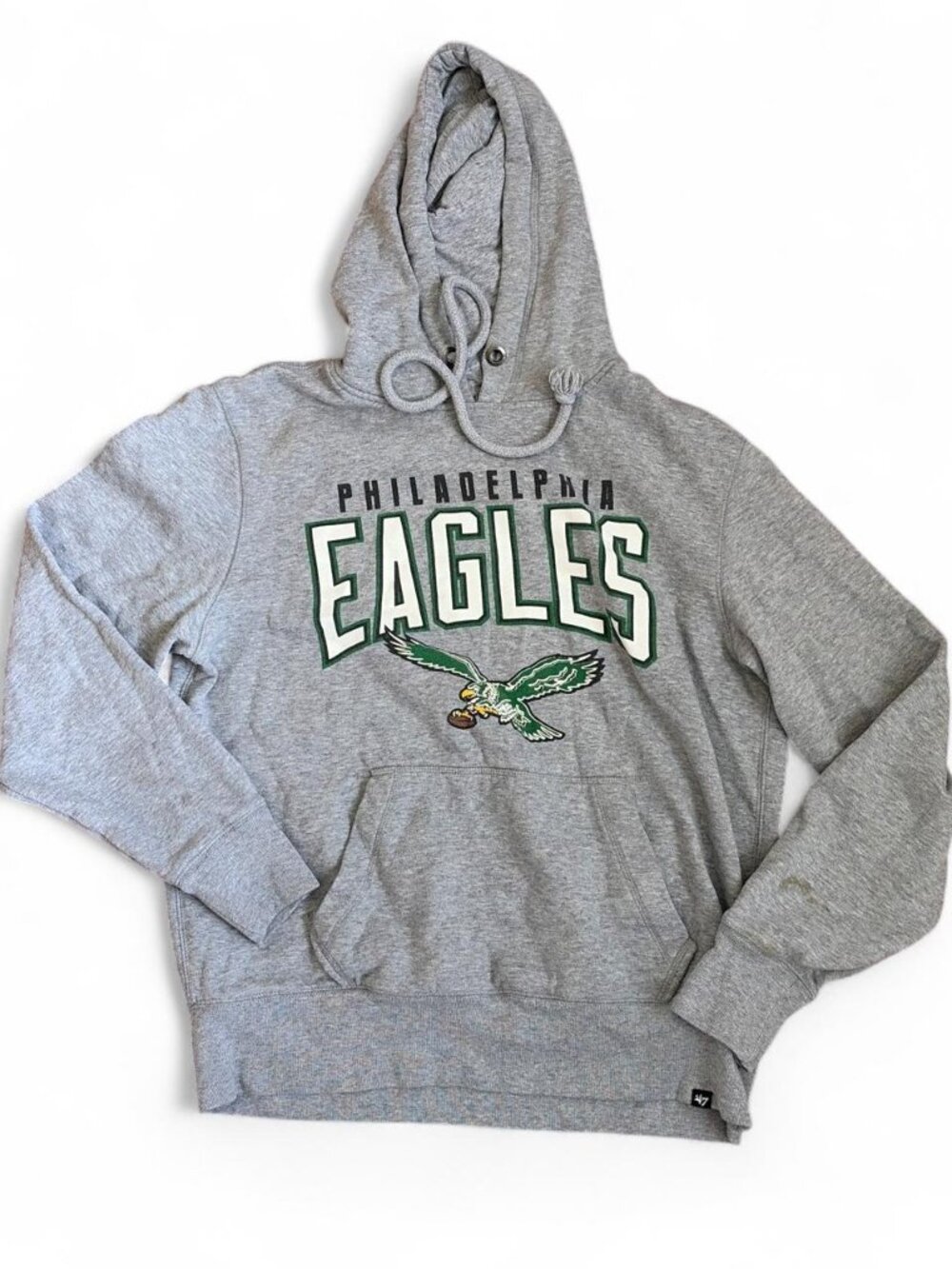 Gray & Green Philadelphia Eagles Hoodie Size Medium